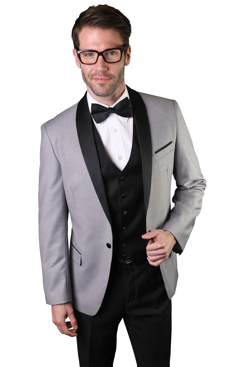 IRVIN GREY TAILORED FIT TUXEDO