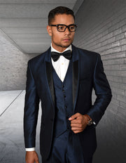 PALACE INDIGO 3 PC TAILORED FIT TUXEDO