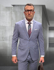 PERTH TAUPE TAILORED FIT 2 PC SUIT