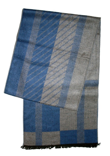 BLUE & GRAY SCARF