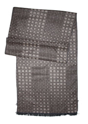 BROWN PLAID SCARF