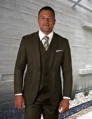 STEPHENS TRUFFLE 3 PC TAILORED FIT SUIT