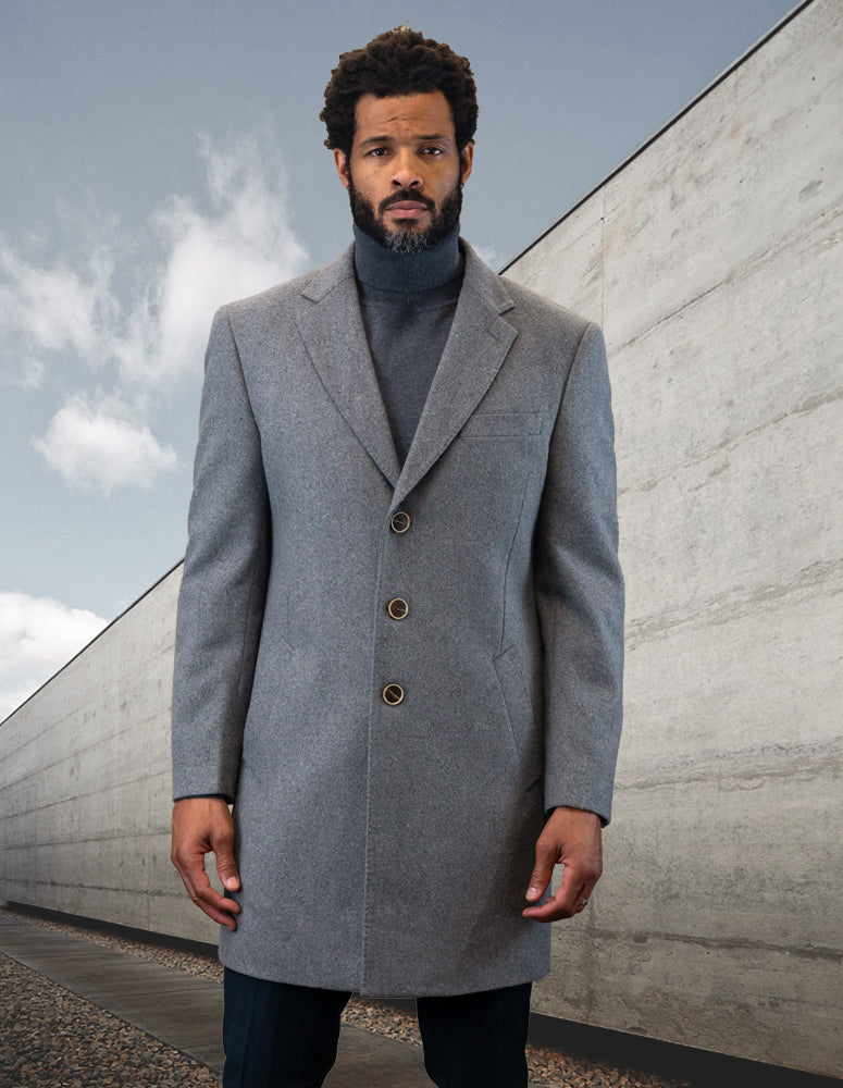 Modern fit overcoat best sale