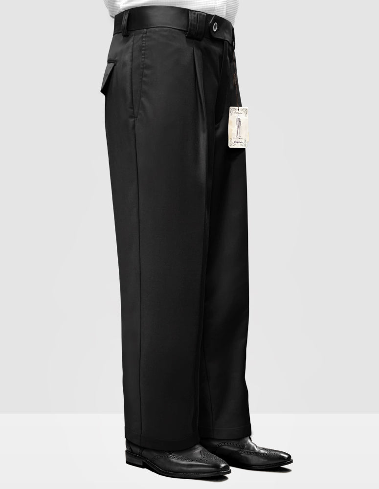 BLACK WIDE LEG DRESS PANTS Bachrach BLACK WIDE LEG DRESS PANTS Bachrach