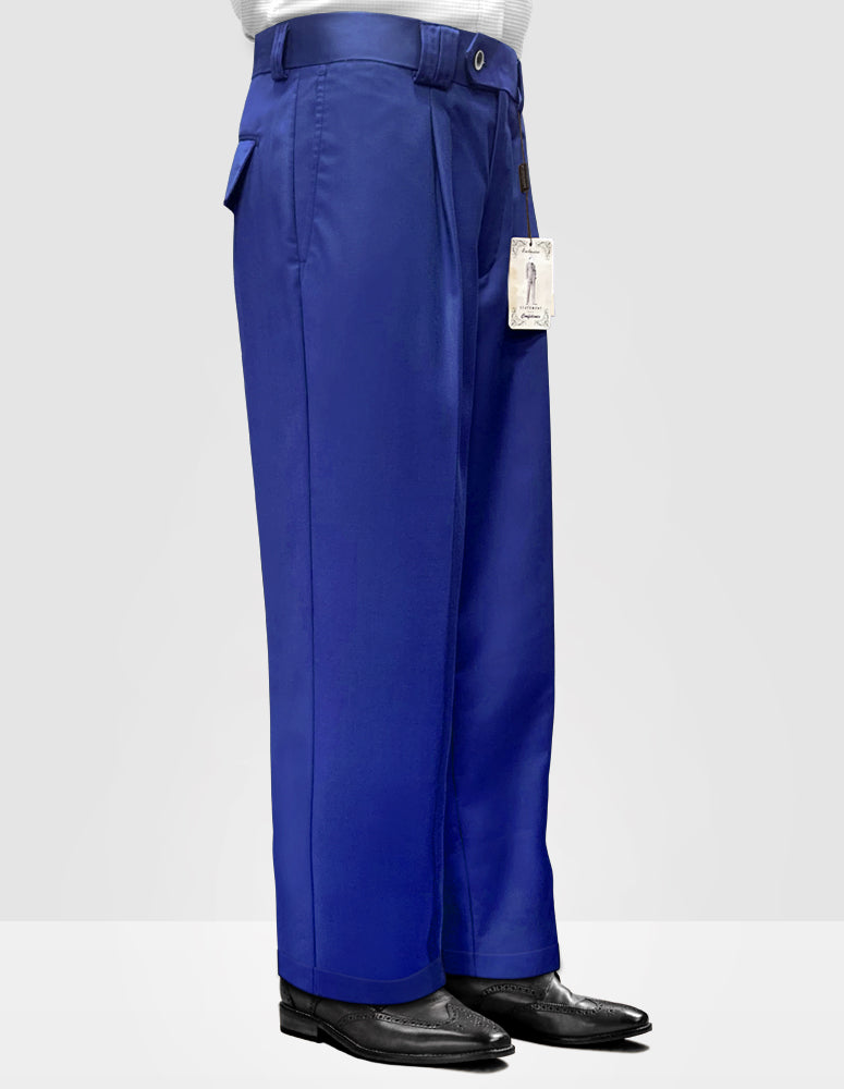 ROYAL BLUE WIDE LEG DRESS PANTS Bachrach ROYAL BLUE WIDE LEG DRESS PANTS Bachrach