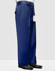 SAPPHIRE BLUE WIDE LEG DRESS PANTS